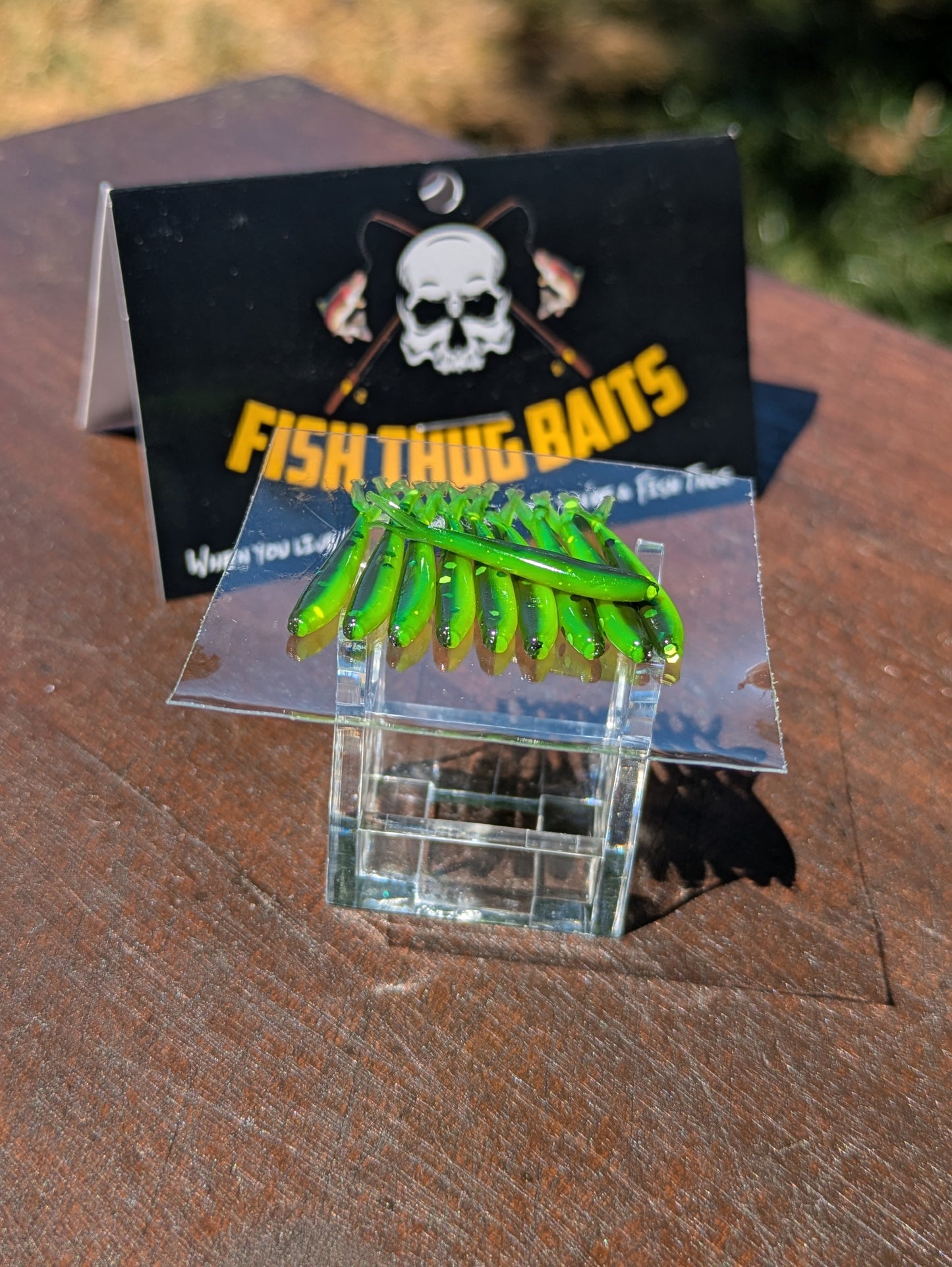 Fish Thugs - Dark Melon Chartreuse (Small)