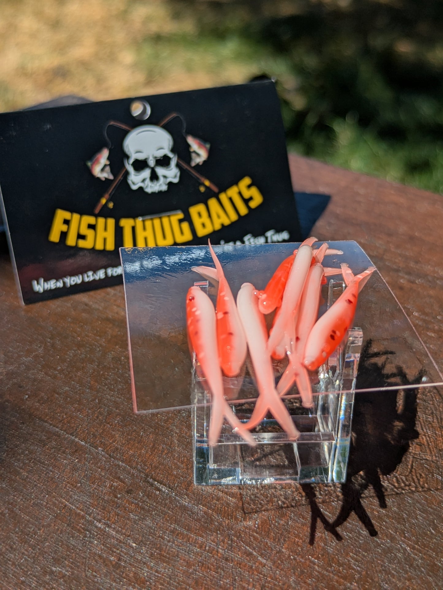 Fish Thugs - Rocket Red & White (Medium)