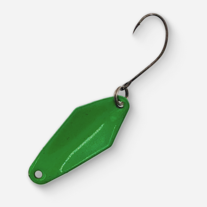 Dancin Fish Baits - Poison Apple (1.8g) Trout Spoon (Teardrop Hex)