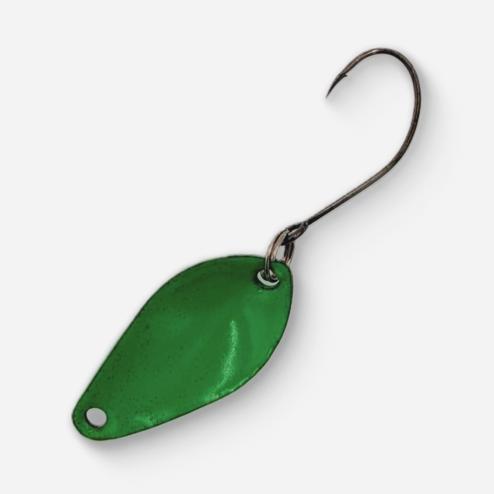 Dancin Fish Baits - Poison Apple (2g) Trout Spoon (Almond)