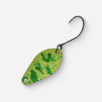 Dancin Fish Baits - Lemon Shock (2g) Trout Spoon (Almond)