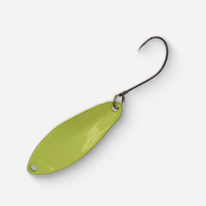 Dancin Fish Baits - Rasta (2.5g) Trout Spoon (Football)