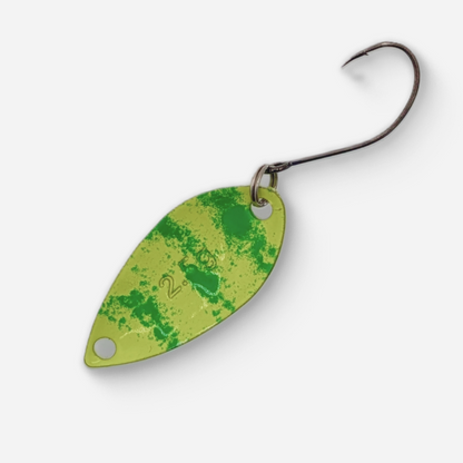 Dancin Fish Baits - Lemon Shock (2.5g) Trout Spoon (Teardrop)