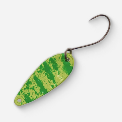 Dancin Fish Baits - Lemon Shock (2.8g) Trout Spoon (Waterdrop)