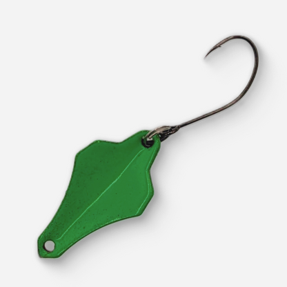 Dancin Fish Baits - Poison Apple (3g) Trout Spoon (Jet)