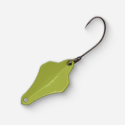 Dancin Fish Baits - Rasta (3g) Trout Spoon (Jet)