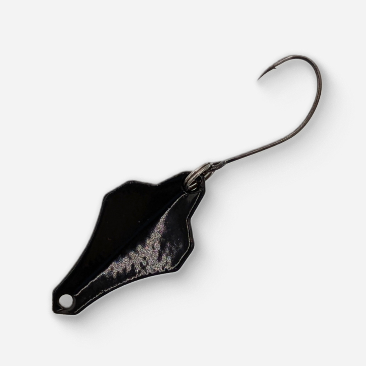 Dancin Fish Baits - Spicy Mango (3g) Trout Spoon (Jet)