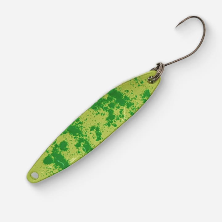 Dancin Fish Baits - Lemon Shock (7g) Trout Spoon (Slim)