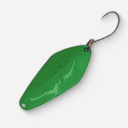 Dancin Fish Baits - Poison Apple (7g) Trout Spoon (Coffin)