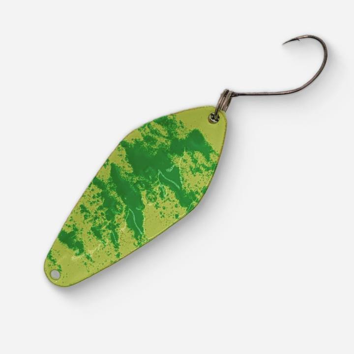 Dancin Fish Baits - Lemon Shock (7g) Trout Spoon (Coffin)