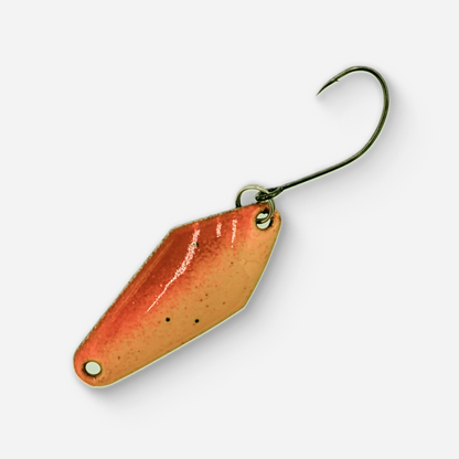 Dancin Fish Baits - Spicy Mango (1.8g) Trout Spoon (Teardrop Hex)