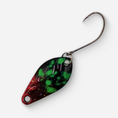 Dancin Fish Baits - Poison Apple (2g) Trout Spoon (Almond)