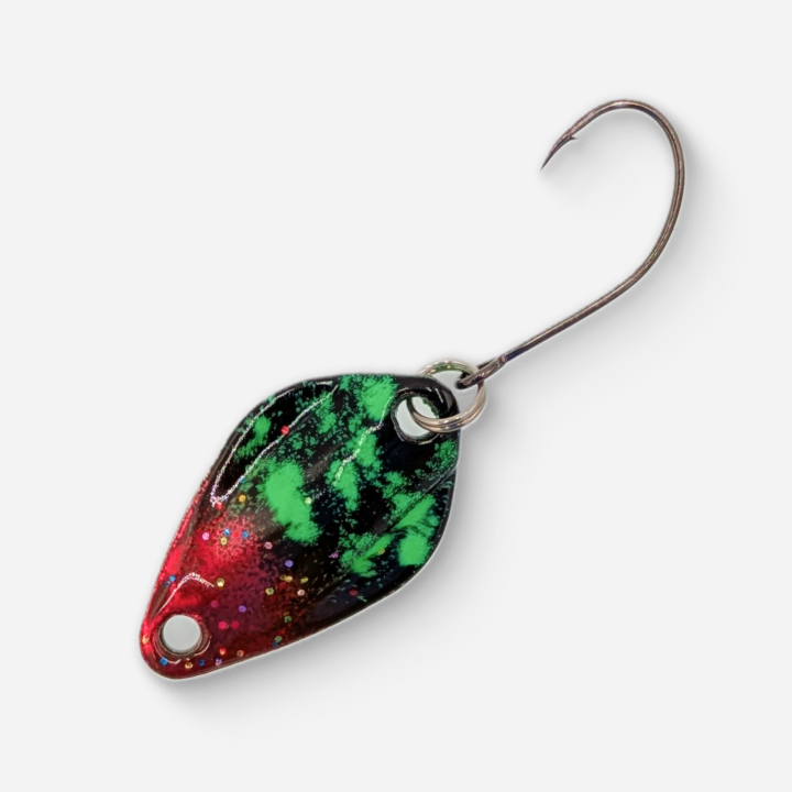 Dancin Fish Baits - Poison Apple (2g) Trout Spoon (Flutter)