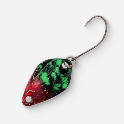 Dancin Fish Baits - Poison Apple (2g) Trout Spoon (Flutter)