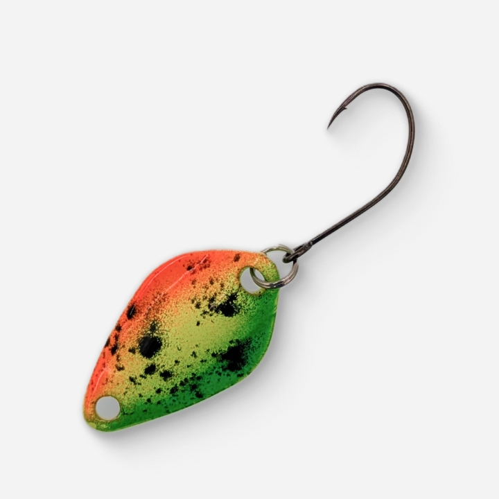 Dancin Fish Baits - Rasta (2g) Trout Spoon (Flutter)