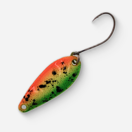 Dancin Fish Baits - Rasta (2.8g) Trout Spoon (Waterdrop)