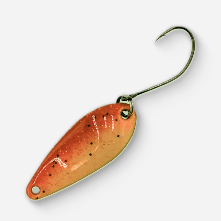 Dancin Fish Baits - Spicy Mango (2.8g) Trout Spoon (Waterdrop)