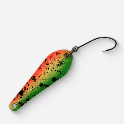 Dancin Fish Baits - Rasta (4g) Trout Spoon (Standard)