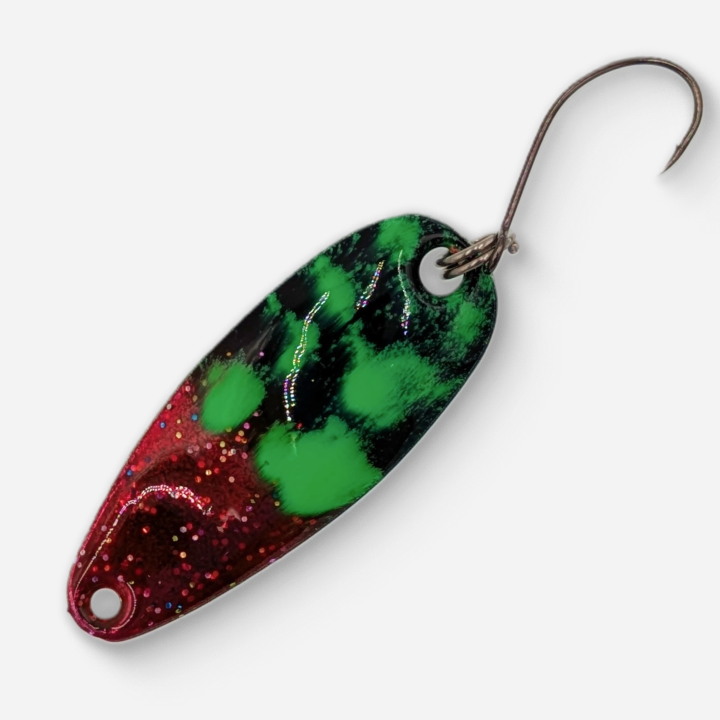 Dancin Fish Baits - Poison Apple (7.5g) Trout Spoon (Standard)