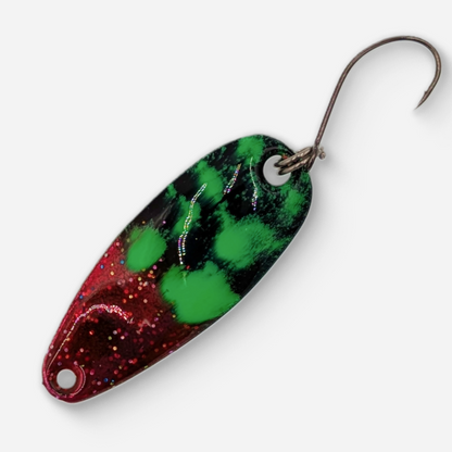 Dancin Fish Baits - Poison Apple (7.5g) Trout Spoon (Standard)