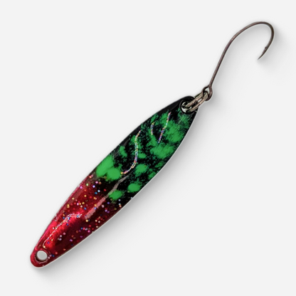 Dancin Fish Baits - Poison Apple (7g) Trout Spoon (Slim)