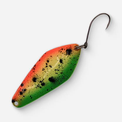 Dancin Fish Baits - Rasta (7g) Trout Spoon (Coffin)