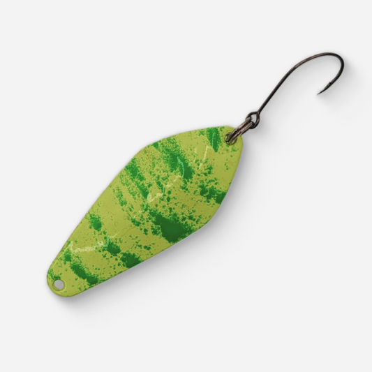 Dancin Fish Baits - Lemon Shock (7g) Trout Spoon (Coffin)