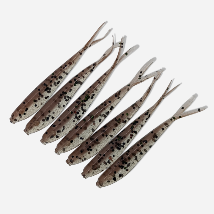 Fish Thugs - Brown Shad (Large) 7-Pack