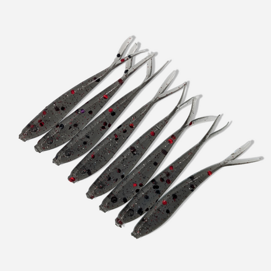 Fish Thugs - Smoke Red Flake (Medium) 8-Pack