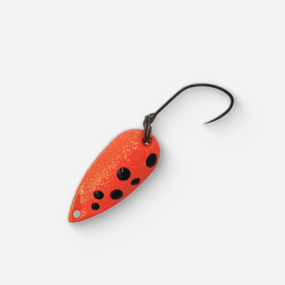 Trout Candy Spoons - Orange Cheetah (2.5g) Trout Spoon