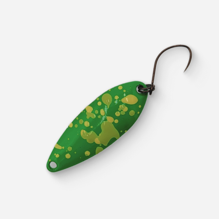 Trout Candy Spoons - Lemon Lime (5.5g) Trout Spoon – California Fish Plants